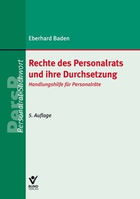 Abbildung von: Rechte des Personalrats und ihre Durchsetzung - Bund-Verlag