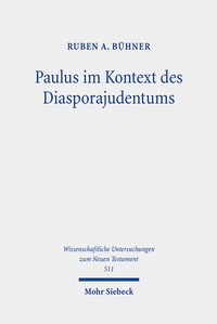 Abbildung von: Paulus im Kontext des Diasporajudentums - Mohr Siebeck