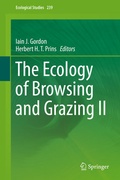Cover: The Ecology of Browsing and Grazing II - Springer