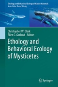 Cover: Ethology and Behavioral Ecology of Mysticetes - Springer