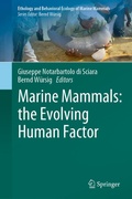 Cover: Marine Mammals: the Evolving Human Factor - Springer