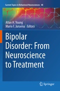 Cover: Bipolar Disorder: From Neuroscience to Treatment - Springer