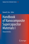 Cover: Handbook of Nanocomposite Supercapacitor Materials I - Springer