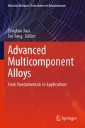 Cover: Advanced Multicomponent Alloys - Springer