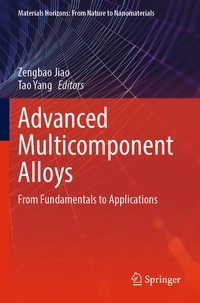 Enlarge image Cover: Advanced Multicomponent Alloys - Springer