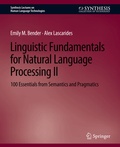 Cover: Linguistic Fundamentals for Natural Language Processing II - Springer