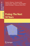 Cover: Prolog: The Next 50 Years - Springer