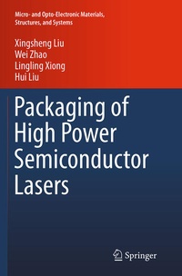 Enlarge image Cover: Packaging of High Power Semiconductor Lasers - Springer