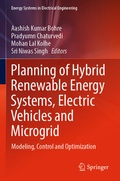 Cover: Planning of Hybrid Renewable Energy Systems, Electric Vehicles and Microgrid - Springer