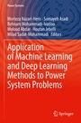 Cover: Application of Machine Learning and Deep Learning Methods to Power System Problems - Springer