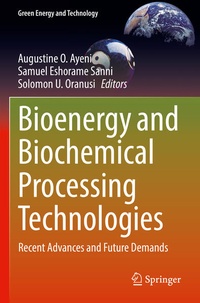 Enlarge image Cover: Bioenergy and Biochemical Processing Technologies - Springer