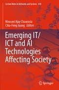 Cover: Emerging IT/ICT and AI Technologies Affecting Society - Springer
