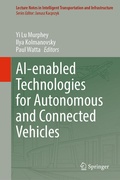 Cover: AI-enabled Technologies for Autonomous and Connected Vehicles - Springer