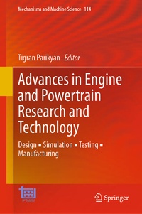 Enlarge image Cover: Advances in Engine and Powertrain Research and Technology - Springer
