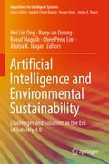 Cover: Artificial Intelligence and Environmental Sustainability - Springer