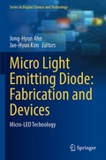 Cover: Micro Light Emitting Diode: Fabrication and Devices - Springer