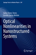 Cover: Optical Nonlinearities in Nanostructured Systems - Springer