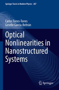 Enlarge image Cover: Optical Nonlinearities in Nanostructured Systems - Springer
