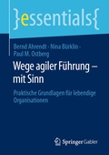 Cover: Wege agiler F&uuml;hrung - mit Sinn - Springer Gabler