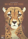 Cover: Kal. 2024 Die Welt der Tiere - Knesebeck