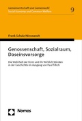 Cover: Genossenschaft, Sozialraum, Daseinsvorsorge - Nomos