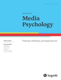 Abbildung von: Journal of Media Psychology - Hogrefe Publishing