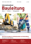 Abbildung von: Informationsdienst Bauleitung - Forum Verlag Herkert