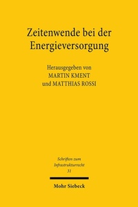 Abbildung von: Zeitenwende bei der Energieversorgung - Mohr Siebeck