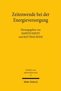 Cover: Zeitenwende bei der Energieversorgung - Mohr Siebeck