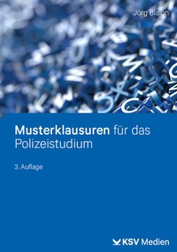 Abbildung von: Musterklausuren für das Polizeistudium - Kommunal- und Schul-Verlag