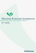 Cover: Meister-Eckhart-Jahrbuch - Kohlhammer