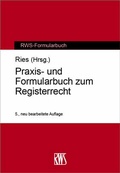Abbildung von: Praxis- und Formularbuch zum Registerrecht - RWS