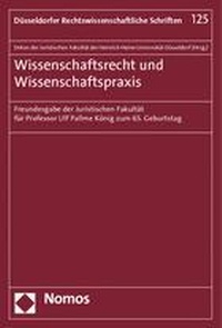 Abbildung von: Wissenschaftsrecht und Wissenschaftspraxis - Nomos