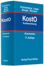 Bild: Kostenordnung (KostO) - Vahlen