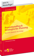 Cover: Praxishandbuch Strategische Planung - Erich Schmidt Verlag