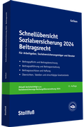 Cover: Schnell&uuml;bersicht Sozialversicherung 2024 Beitragsrecht - Stollfu&szlig;