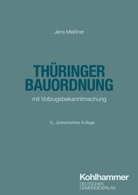 Abbildung von: Thüringer Bauordnung - Deutscher Gemeindeverlag