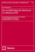 Abbildung von: Der rechtfertigende Notstand im Medizinrecht - Nomos