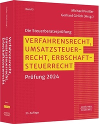 Abbildung von: Verfahrensrecht, Umsatzsteuerrecht, Erbschaftsteuerrecht - Schäffer-Poeschel