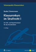 Bild: Klausurenkurs im Strafrecht I - C.F. M&uuml;ller