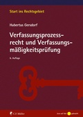 Abbildung von: Verfassungsprozessrecht und Verfassungsmäßigkeitsprüfung - C.F. Müller