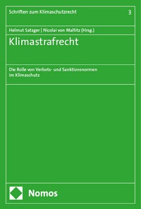 Abbildung von: Klimastrafrecht - Nomos