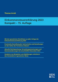 Abbildung von: Einkommensteuererklärung 2023 Kompakt - HDS