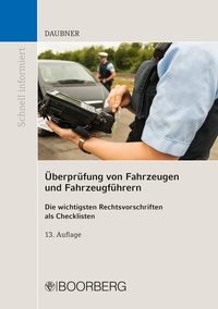 Abbildung von: Überprüfung von Fahrzeugen und Fahrzeugführern - Boorberg