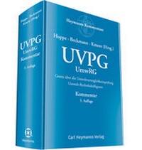 Abbildung von: UVPG / UmwRG - Carl Heymanns Verlag