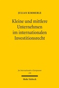 Cover: Kleine und mittlere Unternehmen im internationalen Investitionsrecht - Mohr Siebeck