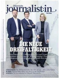 Abbildung von: Österreichs Journalist:in - Medienfachverlag Oberauer