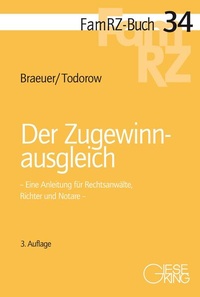 Abbildung von: Der Zugewinnausgleich - Gieseking