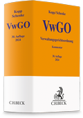 Cover: Verwaltungsgerichtsordnung: VwGO - C.H.BECK