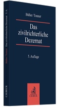 Abbildung von: Das zivilrichterliche Dezernat - C.H.BECK